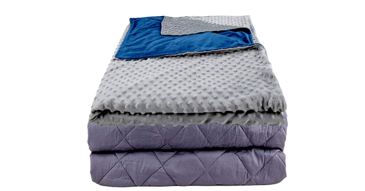 Aviano 20 lbs Weighted Blanket – 60″x80″ w/ Super Soft Minky Duvet Cover – Just $103.95! Today Only!