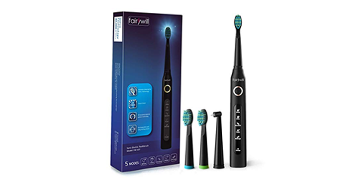 Save on Fairywill Electric Toothbrush! Just $18.99! Was $27.95!