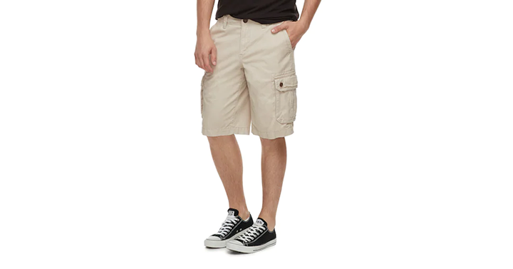 Kohl’s 30% Off! Earn Kohl’s Cash! Spend Kohl’s Cash! Stack Codes! FREE Shipping! Men’s Urban Pipeline Ultimate Twill Cargo Shorts – Just $13.99!