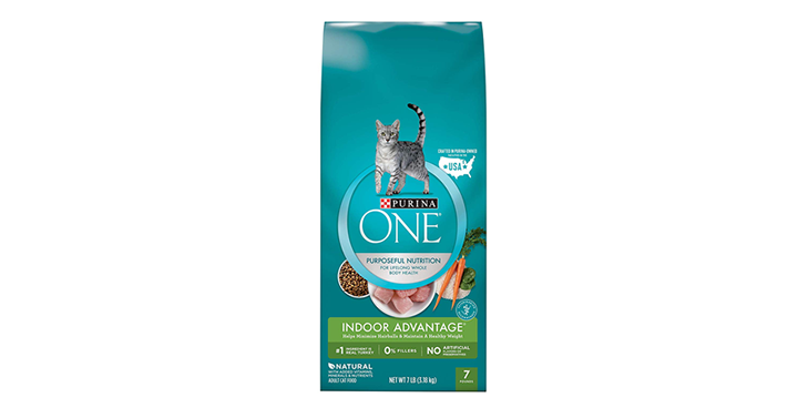 Purina ONE Indoor Advantage Adult Dry Cat Food – Just $7.40!