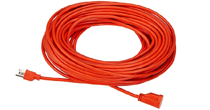 AmazonBasics 16/3 Vinyl Outdoor Extension Cord 100-Foot Only $19.99! Great Reviews!