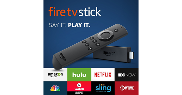 Prime Members! Amazon Fire TV Stick w/ Alexa Voice Remote – Just $24.99!