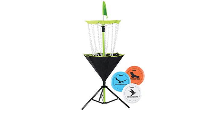 Franklin Sports Disc Golf Set – Includes Disc Golf Basket, Three Golf Discs and Carrying Bag – Just $42.15! Was $79.99!