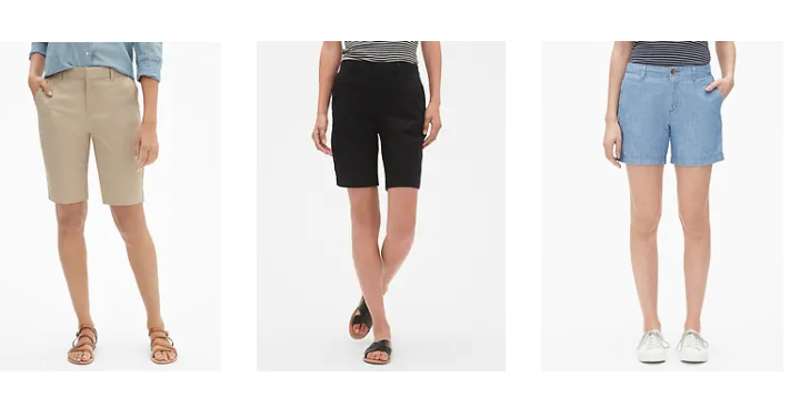 GAP Factory: Take up to 75% off + Extra 15% off Your Purchases! Shorts for Only $12.99!