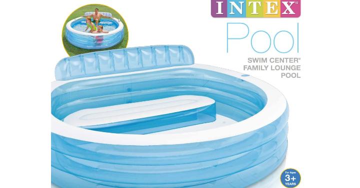 Intex Swim Center Inflatable Family Lounge Pool – Only $29.99!