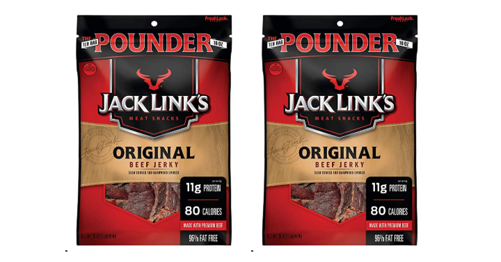 Jack Link’s Meat Snacks Beef Jerky, Original, 16 Ounce Only $11.44! (Reg. $20) Great Hiking Snack!