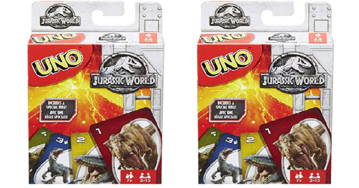 Mattel Jurassic World Uno Card Game Only $3.99! (Reg. $10)