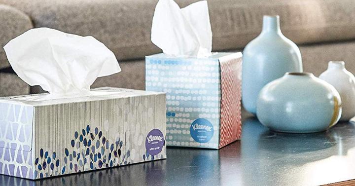 Kleenex Lotion Facial Tissues with Aloe & Vitamin E (Pack of 18) – Only $16.08!