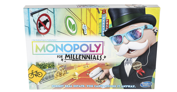 Monopoly for Millennials Board Game – Just $7.50!