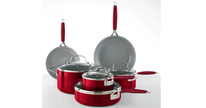 Kohl’s 20% Off Friends & Family! Earn Kohl’s Cash! Spend Kohl’s Cash! Stack Codes! Food Network 10-pc. Ceramic Cookware Set – Just $63.99! Plus earn $10 in Kohl’s Cash!