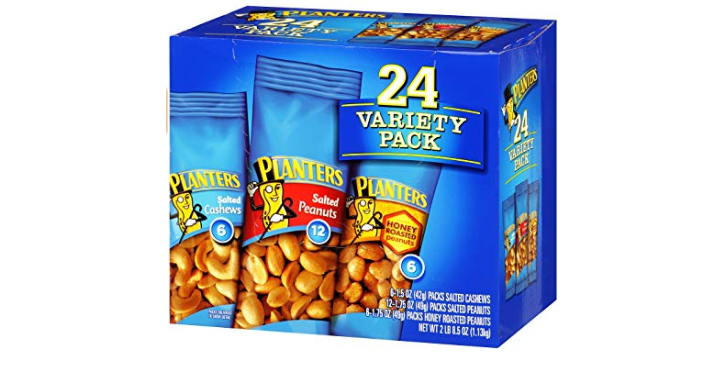Planters Nuts Variety Pack (24 Count) Only $5.78! Stock Up!