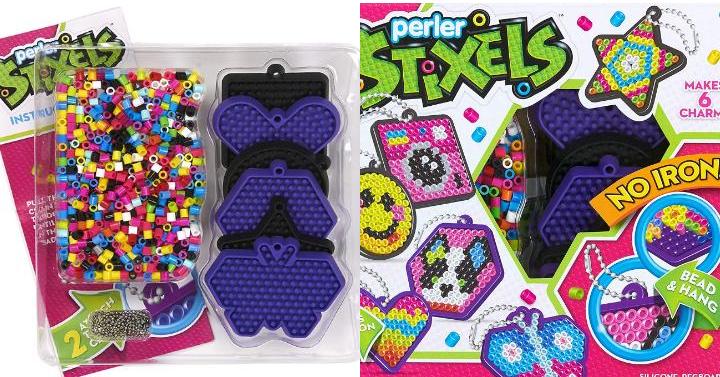 Perler Beads Stixels Crafts Keychains Activity for Kids (750 Pieces) – Only $16!