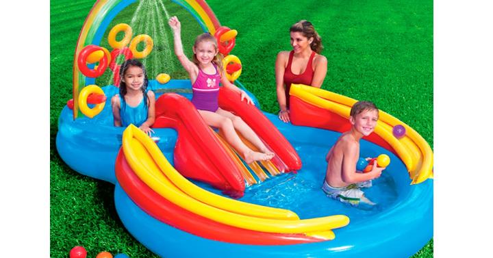 Intex Rainbow Ring Inflatable Play Center – Only $39.99!