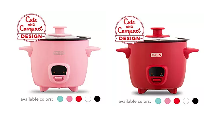 Dash Mini Rice Cooker Steamer with Removable Nonstick Pot – Just $17.50! Was $25.99!
