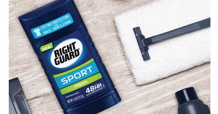 Right Guard Sport Antiperspirant Deodorant Invisible Solid Stick (Pack of 6) – Only $8.97!