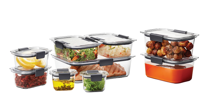 Rubbermaid Brilliance Food Storage Container Set 18-Piece Only $19.98!