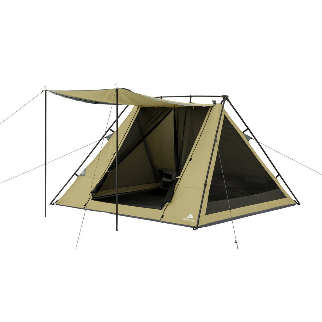 Ozark Trail 4 Person A-Frame Tent with Awning—$38.00!
