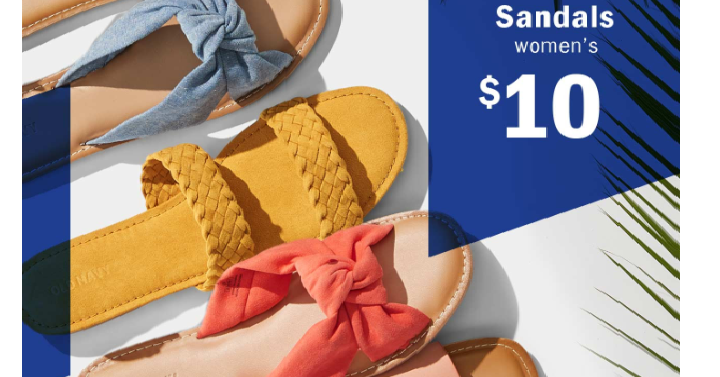 Old Navy: Women’s Sandals Only $10 Each! (Reg. $25) Today Only!