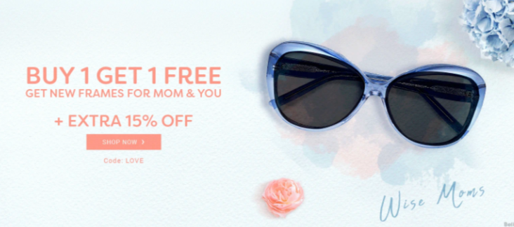 BOGO FREE Glasses + 15% Off at EyeBuy Direct!