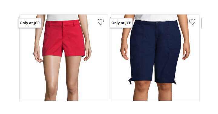 JCPenney: Buy 1 Shorts, Get 2 for FREE! Shorts for Only $11!