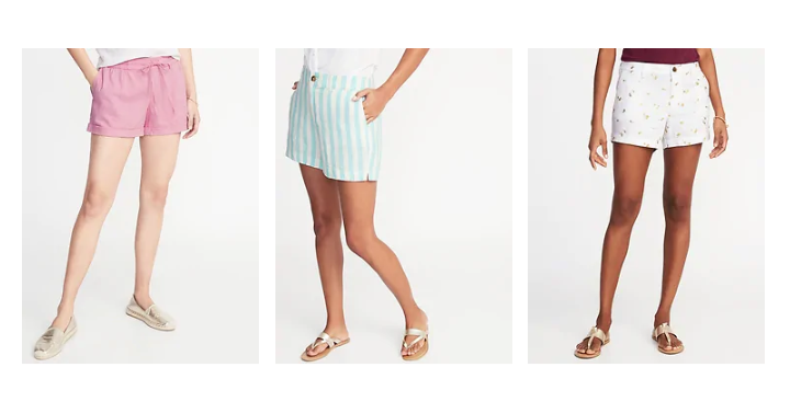 Old Navy: Women’s Linen Shorts Only $10! Today, May 1st Only!