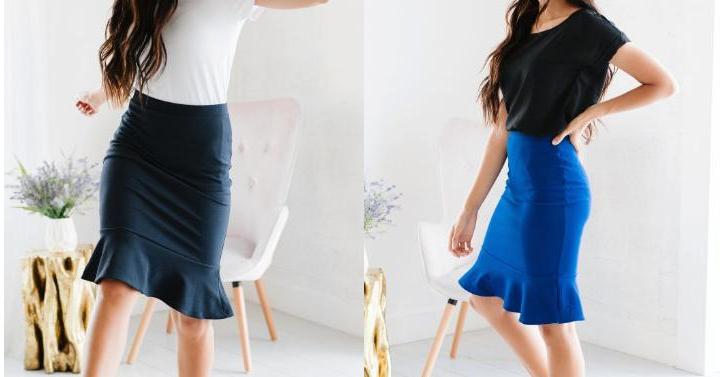 Everyday Peplum Skirt – Only $8.99!