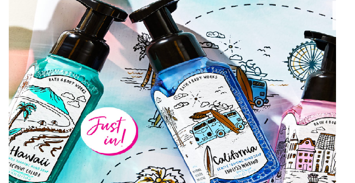 Bath & Body Works: $3.00 Hand Soaps + FREE Item with Any $10 or More Purchase!
