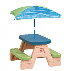 Step2 Sit and Play Kids Picnic Table With Umbrella $34!