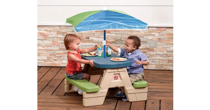 Step2 Sit and Play Kids Picnic Table With Umbrella – Only $34.38!