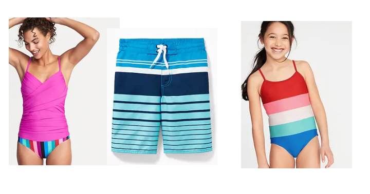 Old Navy: Take 50% off Swim for the Whole Family! Cute Summer Styles for Only $10!