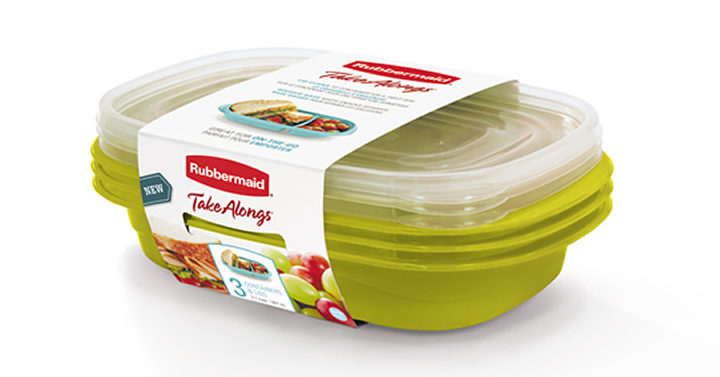 Rubbermaid TakeAlongs Sandwich Food Storage Containers, 3 Pack – Just $2.46! Was $5.99!