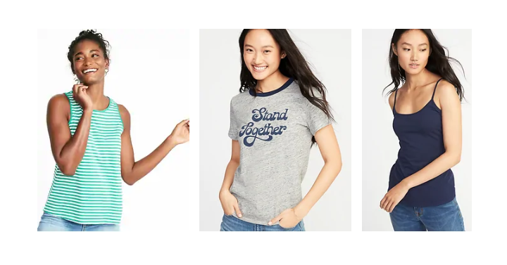 Old Navy: Tees & Tanks for Only $5.00!