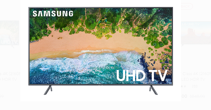 Samsung 65″ 4K HDR LED Ultra HD Smart Television + $20 VUDU Only $599 Shipped! (Reg. $1000)