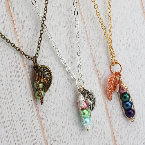 Peas in a Pod Necklace Only $6.99! (Reg. $20)