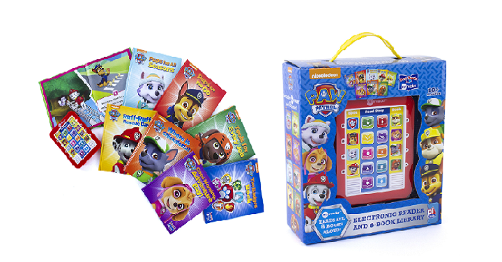 Paw Patrol Electronic Reader and 8-Book Library Only $17.99! (Reg. $32.99)