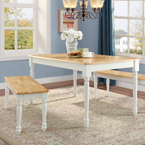 Better Homes & Garden Farmhouse Solid Wood Dining Bench Only $39 Shipped! (Reg. $70)