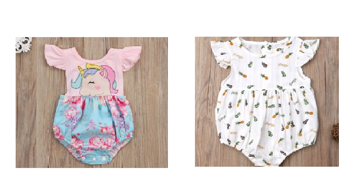 Baby/Toddler Girls Bubble Rompers- 14 Styles! Only $10.99!