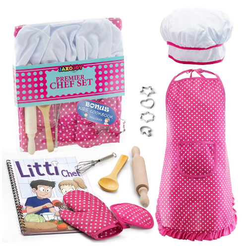 JaxoJoy Complete Kids Cooking and Baking Set Only $12.49!