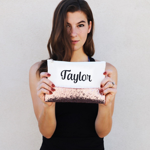 Personalized Glitter Clutch – 6 Colors Only $7.99! (Reg. $22.99)