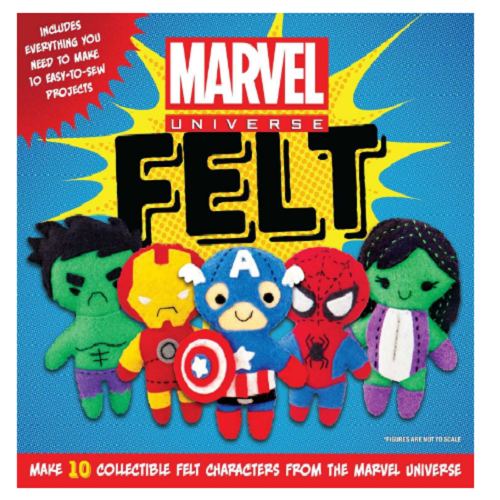 Marvel Universe Felt Kits Hardcover Book Only $16.95! (Reg. $25)