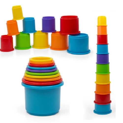 Rainbow Stacking & Nesting Cups Only $15.99! (Reg. $30)