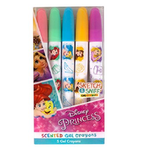 Disney Princess Sketch & Sniff Scented Gel Crayons 5 Pack Only $4.99!