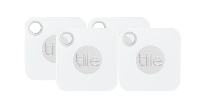 Tile Mate Item Tracker (4-Pack)  – Just $39.99! Was $59.99!