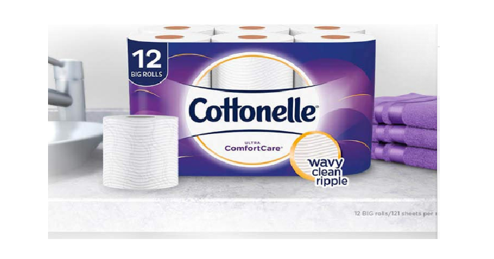 Cottonelle Ultra Toilet Paper Septic-Safe, 12 Big Rolls Only $5.70 Shipped!