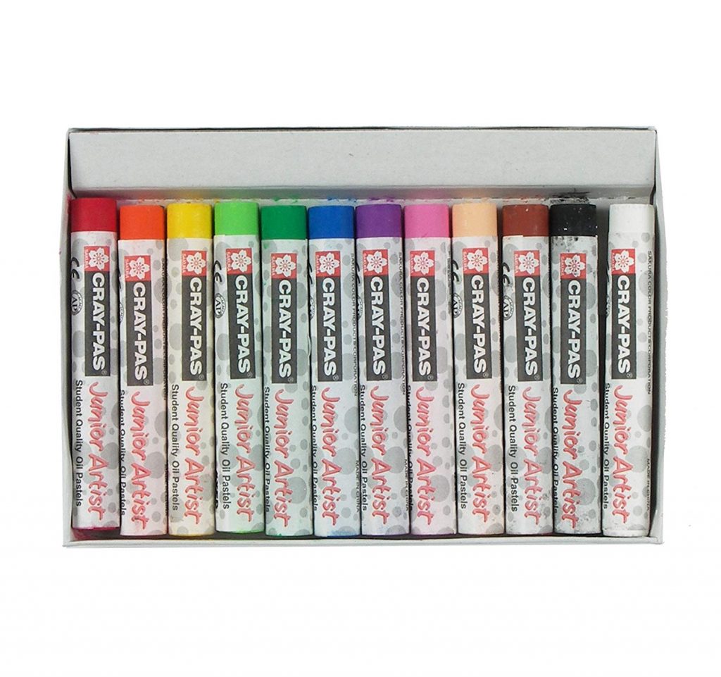 Set of 12 Sakura Cray-Pas Junior Artist Oil Pastels Just $1.43!