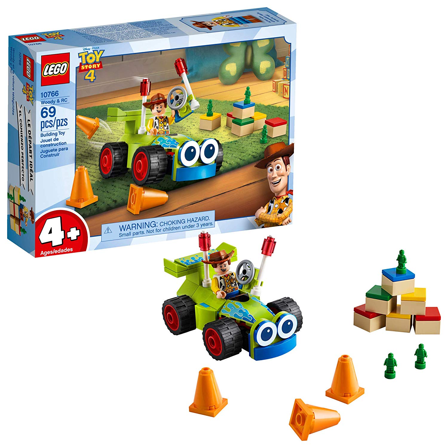 LEGO Disney Pixar’s Toy Story 4 Woody & RC Building Kit Only $9.99!