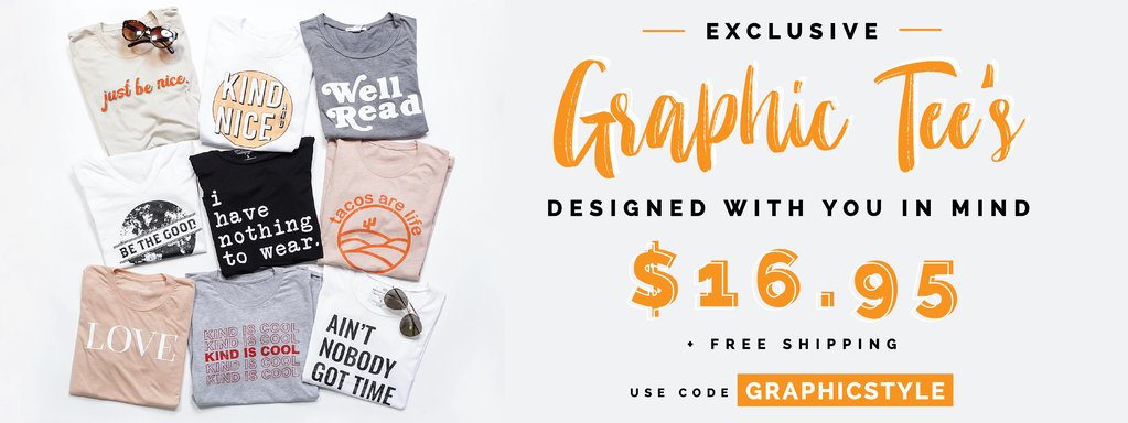 Style Steals at Cents of Style! CUTE Summer Graphic Tees – Just $16.95! FREE SHIPPING!