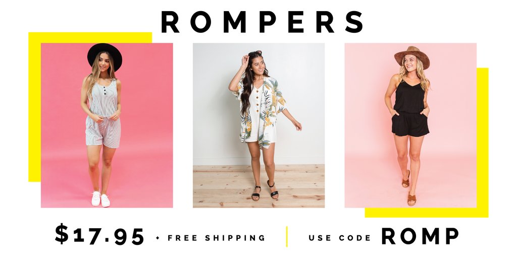 Style Steals at Cents of Style! CUTE Rompers – Just $17.95! FREE SHIPPING!