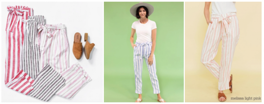 Striped Linen Pants Just $17.99! Choose From 3 Styles!