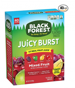 Black Forest Fruit Snacks Juicy Bursts, Mixed Fruit 40-Count Just $5.66 Shipped!